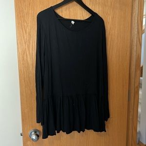 Wishlist long sleeve peplum top